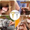 12Pcs Metal Full Finger Rings, Multi-Functional Hair Parting Tools for Cosplay, Hairstyling and Braiding, Retro Punk Claws Design with Anti-Slip Grip, Hair Extension Accessories view 4
