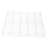 LIOOBO 2pcs Poker Chip Organizer Multi Grid Tray for Daily Use Wear Resistant Storage Holder for Chips and Items Clear Design for Easy Access view 1
