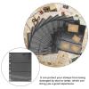 EXAOMBLE 10-Sheet PVC Loose-Leaf Stamp Album for Stamp Collectors Black Binder Dual-Sided Currency Holders for Collecting Supplies view 2