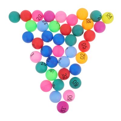 Sosoport 40pcs Colorful Bingo Prize for Raffles and Games Multi Numbered for Party Decorations Birthday Celebrations and Interactive Fun