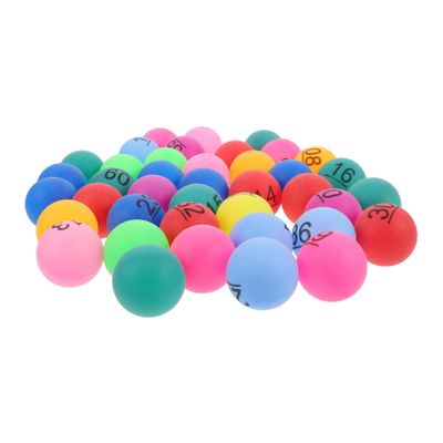 Milisten 40pcs Colorful Bingo for Raffle and Lottery Games Numbered Plastic Party Supplies for and Birthdays