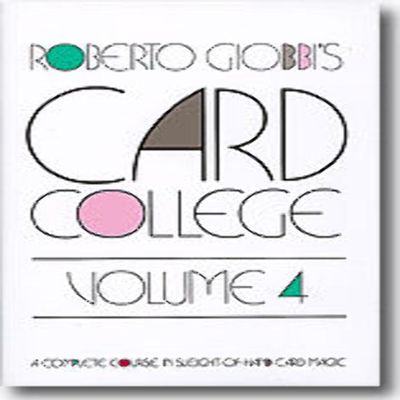 Murphy's Magic Supplies, Inc. Card College Volume 4 by Roberto Giobbi - Book