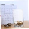Yardwe Acrylic Piggy Bank Money Saving Box for Cash Cylinder Design 1- Storage for Office and Home view 4