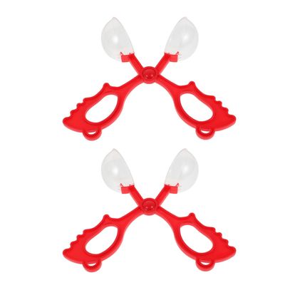 ERINGOGO 2Pcs Outdoor Butterfly Catching Tool for Fine Motor Skills Tongs for Nature Exploration Safe and Lightweight Tweezers for Catching Creatures Preschool Sensory