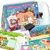 Elfew Reusable Activity Book for Kids Ages 4-8, 8-12, 30+ Brain Games for Kids, Reusable Puzzles Book for Kids view 1