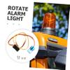 Cabilock 360degree Led Rotating Emergency Beacon Light for Excavators and Rc Cars Flashing Lamp Enhances Construction and Night Visibility view 3