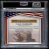 2023 Leaf Decision Tulsi Gabbard Hopefuls Green Foil #14 (/10) (PSA 8) view 2