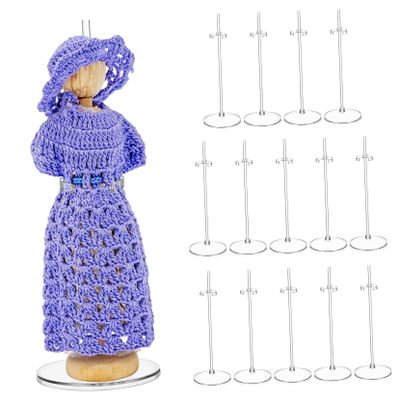 Abaodam 15pcs Doll Stands for Display Strong and Desktop Holder Tabletop Placement for Doll Collection