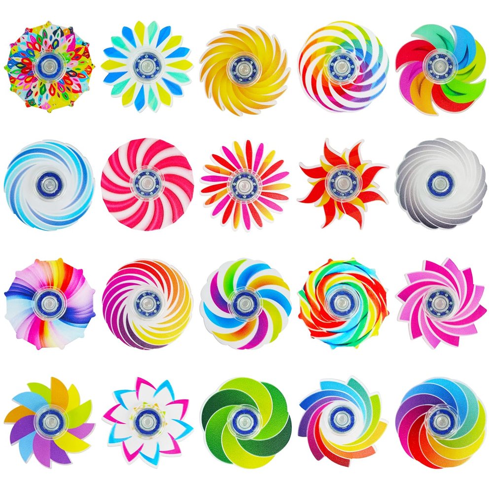 40PCS Mini Fidget Spinner Toys, Party Favors Goodie Bag Stuffers for Kids Teens, Stress Relief Sensory Toys for Kids & Adults, Treasure Box Toy Classroom Prizes