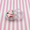 Large Pink Peach Polymer Clay Fruit Slices, Fake Fruit Sprinkles for Nail Art and Resin Crafts, Miniature Faux Food Embellishments - Non Edible (30 gram bag) view 3