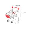 GALPADA 2pcs Miniature Shopping Cart Toys Shopping Trolley Toy Mini Supermarket Cart for Boys and Girls Storage Baskets view 2