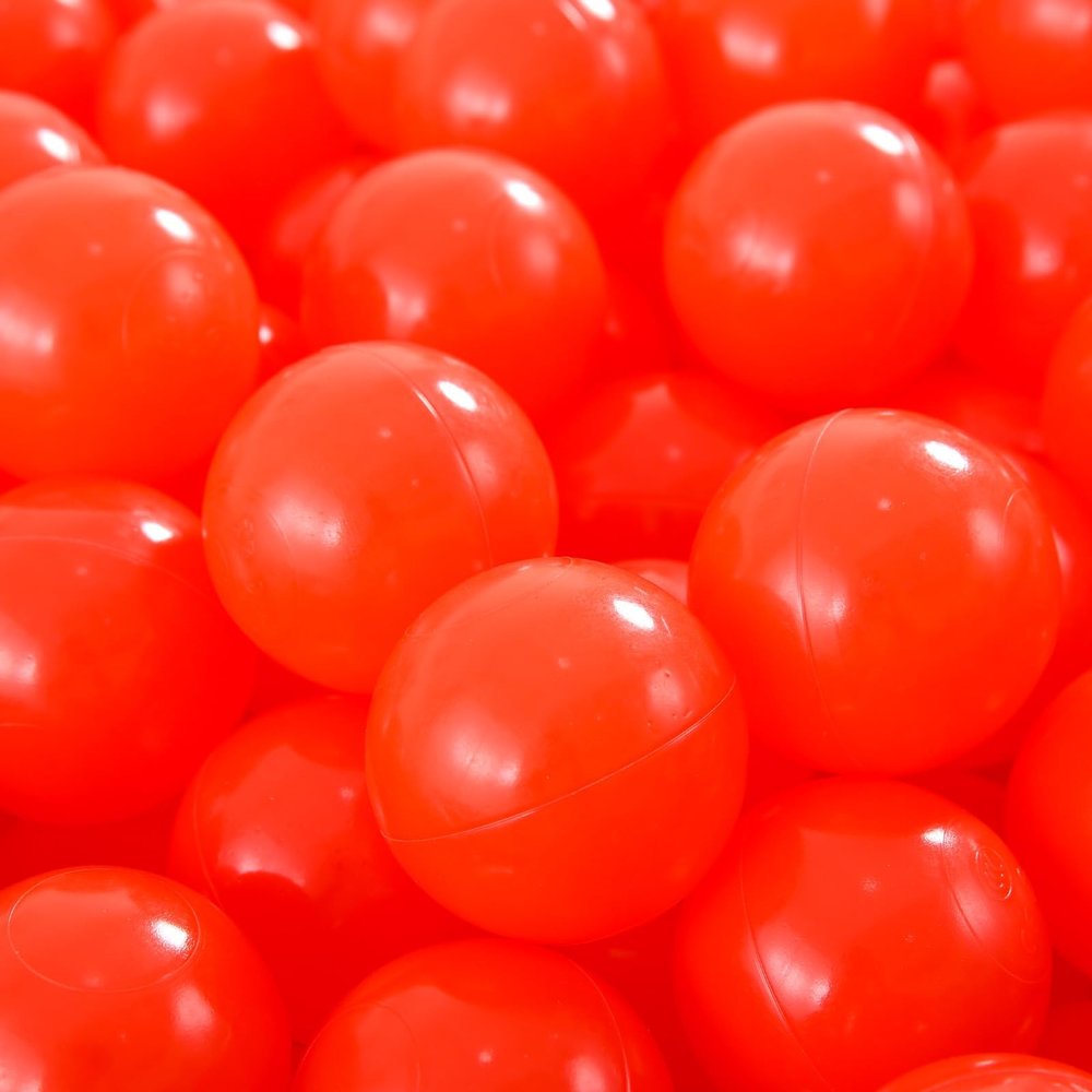 Heopeis 2.75inches Ball Pit Balls for Kids Toddlers Babies Ball Pit, Playhouse - Crush Proof Plastic Play Balls BPA Free Phthalate Free Non-Toxic Pit Balls for Children Party Brithday, 100PCS.