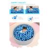 Heopeis Ball Pit Balls - 2.75inch Plastic Ball Play Balls BPA Free Phthalate Free Non-Toxic Play Balls for Children Ball Pit Party Brithday Ball Pool Tent, Pearl Blue, 100pcs. view 3