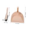 TOPPERFUN Mini Broom and Dustpan Set for Boys and Girls Desktop Brush Dustpan Boy Girl Safe Cleaning Tools for Home School and Play view 2