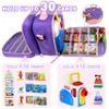 Carrying Case Compatible with Little Tikes Story Dream Machine Books Starter SetKids Toys Storage Case for Little Tikes Storybook, Audio Play, Character ,with Handle and Shoulder Strap (purple) view 2