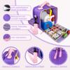 Carrying Case Compatible with Little Tikes Story Dream Machine Books Starter SetKids Toys Storage Case for Little Tikes Storybook, Audio Play, Character ,with Handle and Shoulder Strap (purple) view 4