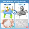Hanyutom 2026 Upgraded Toddler Sand Water Table Toy with Electric Water Pump, Kids Sand Water with Faucet/Play Food Accessories/Fishing Toy, Kitchen Play Sink Toys for Girl Boy Age 3+ (Blue) view 4