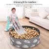 Heopeis Ball Pit Balls - 2.7inch Plastic Ball Play Balls BPA Free Phthalate Free Non-Toxic Play Balls for Children Ball Pit Party Brithday Ball Pool Tent. 100pcs(Pearl Gold) view 2
