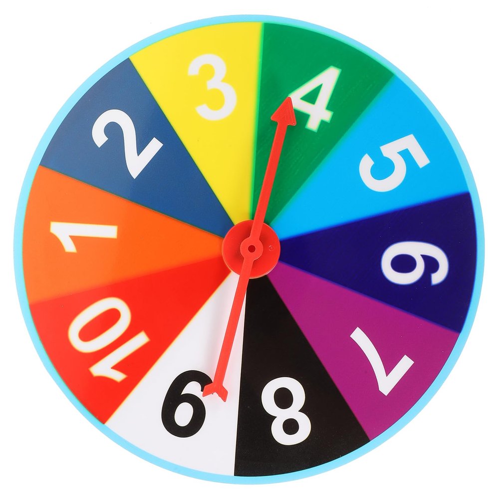 Alipis DIY Prize Wheel for Parties and Events Adjustable Fortune Game Turntable Dry Erase Markers for Raffles and Learning Activities