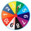 Alipis DIY Prize Wheel for Parties and Events Adjustable Fortune Game Turntable Dry Erase Markers for Raffles and Learning Activities view 1