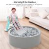 Heopeis Ball Balls & Jump Bouncers - 2.75" Plastic BPA Free Non-Toxic Play Balls, Phthalate Free, 100 Count (Macaron Gray) view 2