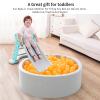 Heopeis 2.8inch Ball Pit Balls for Kids Toddlers Babies Ball Pit, Playhouse - Crush Proof Plastic Play Balls BPA Free Phthalate Free Non-Toxic Pit Balls for Children Party Brithday Watre Toy, 100pcs. view 4