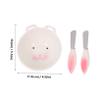 Alipis Japanese Ceramic Bowl Set Cute Dinnerware 1 Set Dishwasher Safe Creative Food Dispenser for Boys and Girls for Home Use view 3