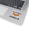 Aligned Goals Sticker - Bricklayer Motivation Vinyl Decal for Perfectionists & Craftsmen view 2