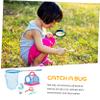 Garneck Outdoor Bug Catching Kit for Boy Girl Set with Magnifying Glass Insect Net and Collection Box Safe Exploration Tools for Nature Observation and Discovery view 3