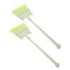 Amosfun 2pcs Boy Girl Cartoon Broom Mini Brooms Handles for Boy Girl Housework Cleaning Engaging Boy Girl Cleaning Tools for Motor Skills Development Safe Design for Boys Girls view 1