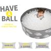 Heopeis Ball Pit Balls - 2.75inch Plastic Play Balls Large Toy Balls BPA Free Phthalate Free Non-Toxic for Children Ball Pit Party Brithday Playpen Tent, Transparent, 100pcs. view 3