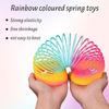 Mega Creative Rainbow Spring Toy for Children Set, 7 x 7 cm Spiral Rainbow Spring for Children and Adults view 3