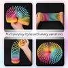 Mega Creative Rainbow Spring Toy for Children Set, 7 x 7 cm Spiral Rainbow Spring for Children and Adults view 4