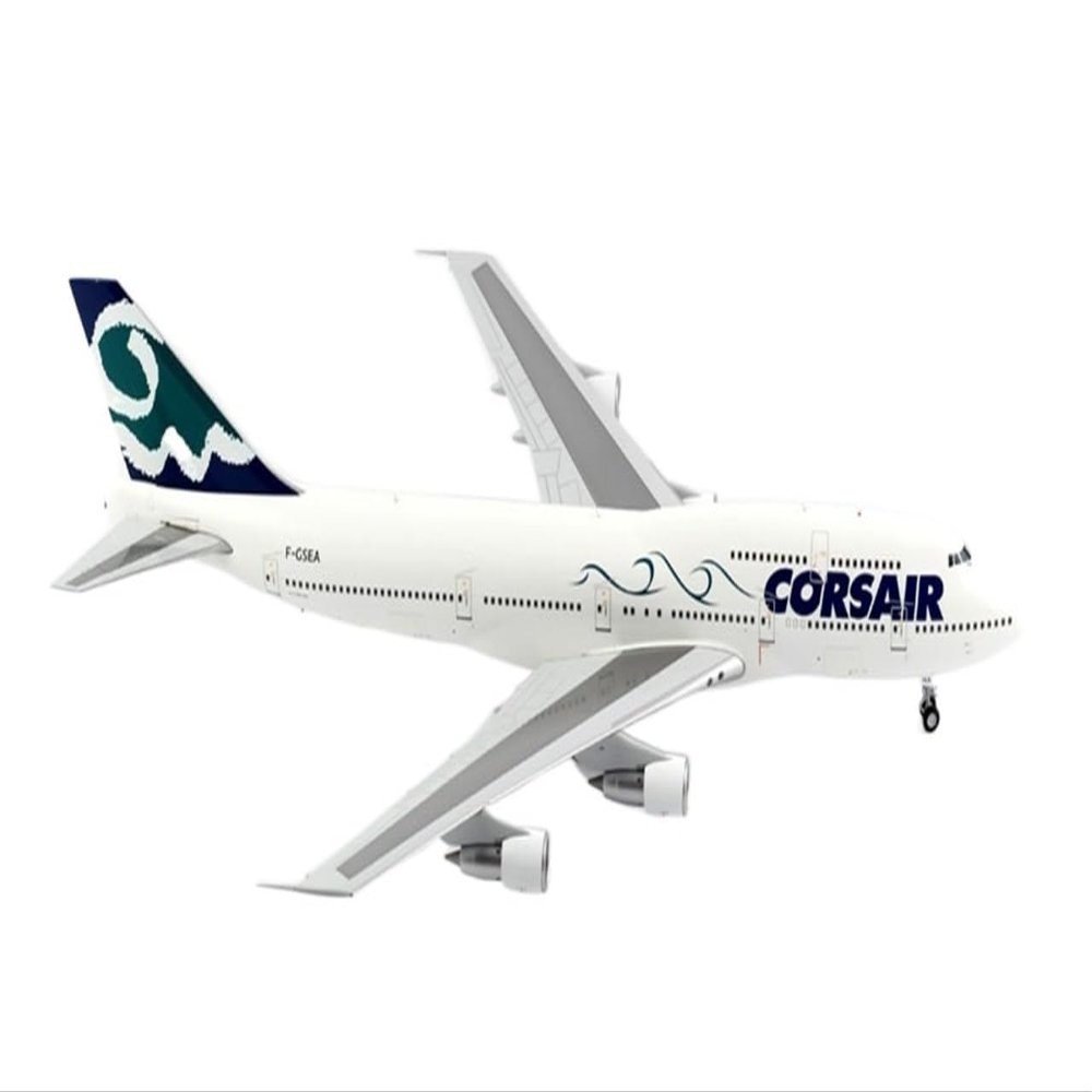 ATXTLWL Environmental Image for: Die-Casting 1:200 Simulation French Cos Aviation B747-300 F-GSEA Passenger Aircraft Alloy Aircraft Model
