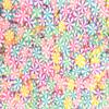 10mm Multicolor Peppermint Polymer Clay Sprinkles, Rainbow Candy Nail Art Slices, Miniature Faux Mint Embellishments for Crafts - Non Edible (Multicolor, 30 gram Bag) view 3
