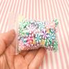 10mm Multicolor Peppermint Polymer Clay Sprinkles, Rainbow Candy Nail Art Slices, Miniature Faux Mint Embellishments for Crafts - Non Edible (Multicolor, 30 gram Bag) view 4