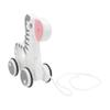 Vaguelly 1pc Animal Tractor Trucks Tow Truck for Pull Car Car Pull Along Pull for Walking Pull Car White Wooden view 1