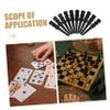 Abaodam 10pcs Metal Board Pegs Playing Score Pegs for Card Games Versatile Scoring Accessories for Family Gatherings and Game Chic Design Black view 3