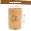 BESPORTBLE Bamboo Tube Hexagram Tool Divination Coin for Feng Shui Chinese Fortune Telling Game view 2