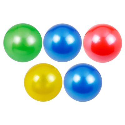 Toddmomy 5pcs PVC Shimmer Sports for Boys and Girls Bounce for Fun Soft for Active Play for Parties and Games Random Color