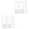 Angoily 20pcs Clear Storage Tubes Holders Inserts for Collectors Easy Open and view 1