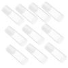 Angoily 20pcs Clear Storage Tubes Holders Inserts for Collectors Easy Open and view 3