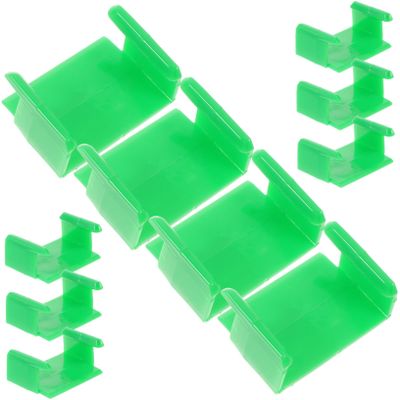 CVUTOVO 10pcs Train Track Connectors for Boys and Girls Railway Track Adapters for Easy Assembly and Creative Layouts for Toy Train and Building Scenes