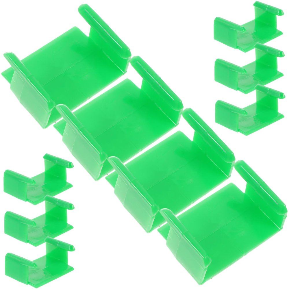 CVUTOVO 10pcs Train Track Connectors for Boys and Girls Railway Track Adapters for Easy Assembly and Creative Layouts for Toy Train and Building Scenes