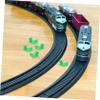 CVUTOVO 10pcs Train Track Connectors for Boys and Girls Railway Track Adapters for Easy Assembly and Creative Layouts for Toy Train and Building Scenes view 2