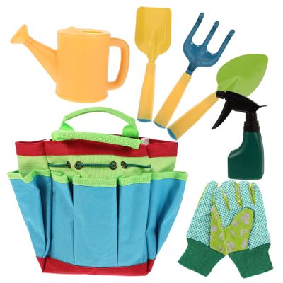 Toddmomy 1set Boy Girl Gardening Tools Outdoor Gardening Tools for Boy Girl Includes Shovel Rake and More Safe and Sturdy for Young Gardeners