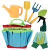 Toddmomy 1set Boy Girl Gardening Tools Outdoor Gardening Tools for Boy Girl Includes Shovel Rake and More Safe and Sturdy for Young Gardeners view 1