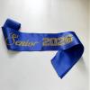 10 Pcs Senior Sashes Class of 2026 Gold Glitter Letter Celebration Competition Sash Graduation Party Supplies Blue view 2