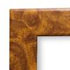 US Art Brown Burl 18x20 Puzzle Frame 1.25" Inch Wide - Handmade American Picture Frames with Preinstalled Hangers and UV Blocking Plexiglass Frames view 4