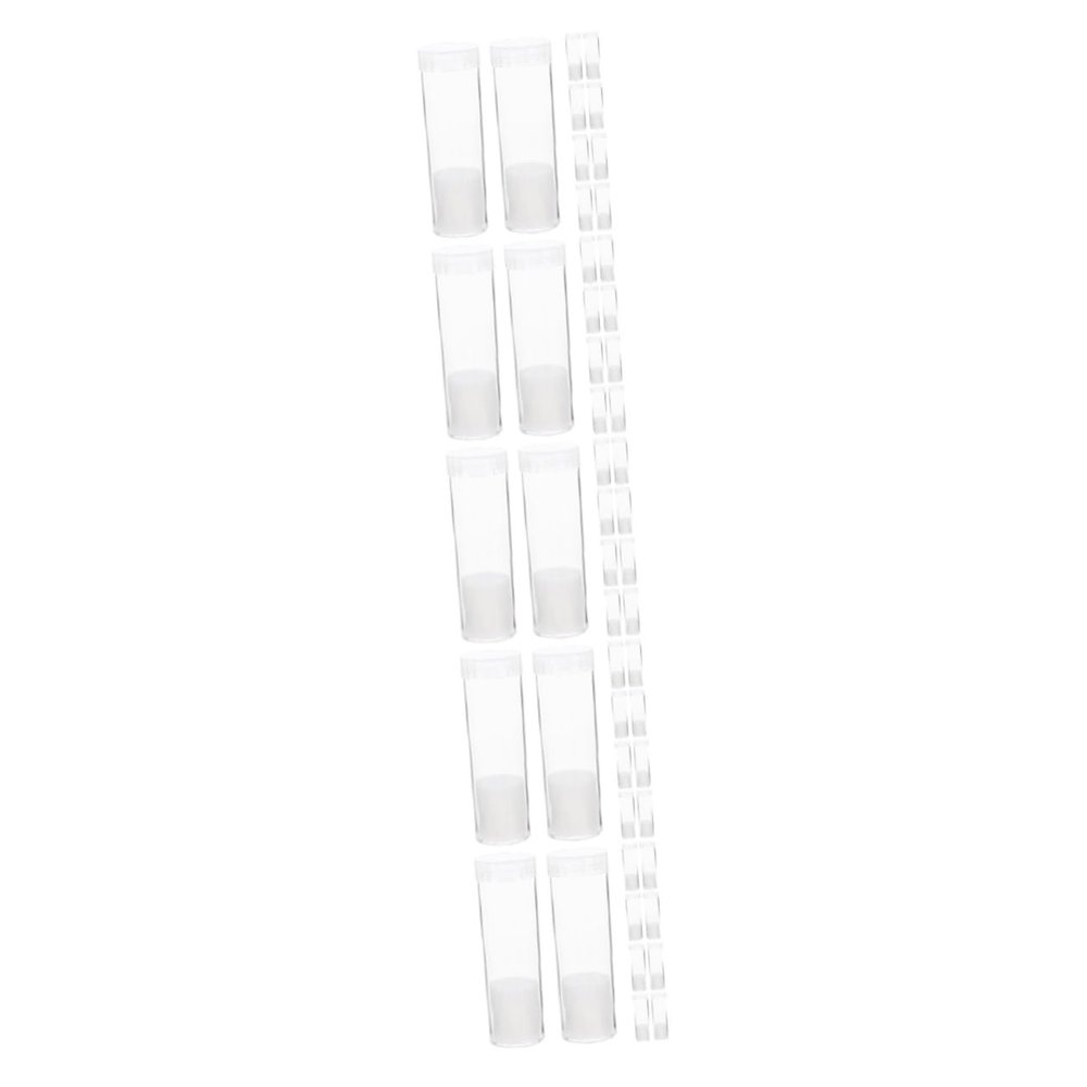 Angoily 50pcs Storage Tubes Sponge Protectors Holders for Collectors Storage Containers to Prevent Scratching and Sliding